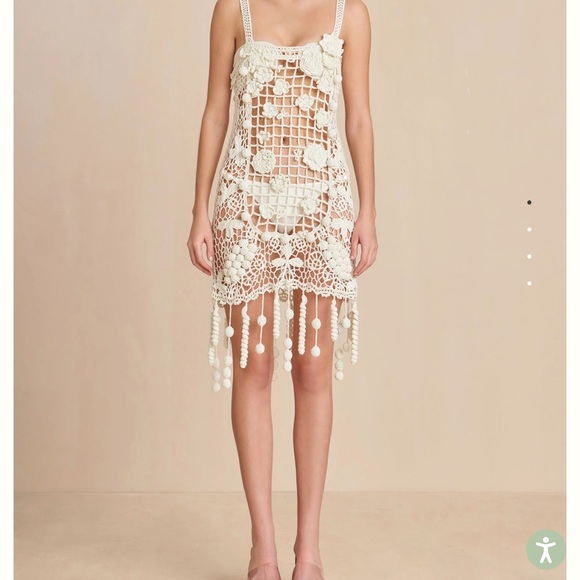 Cult Gaia Elaina Crochet Dress
